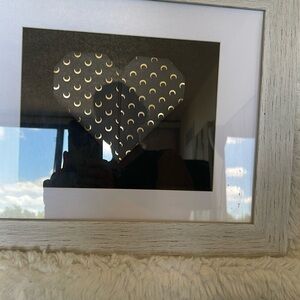 HANDCRAFTED Origami black heart Handmade hand crafted by me Sinta Margot NWT